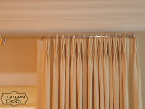 Drapery Panels with 2 finger Pleated Heading