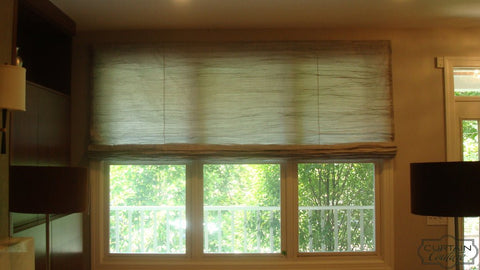 Flat Roman Shade - Curtain Couture & Lisa Wolfe Design