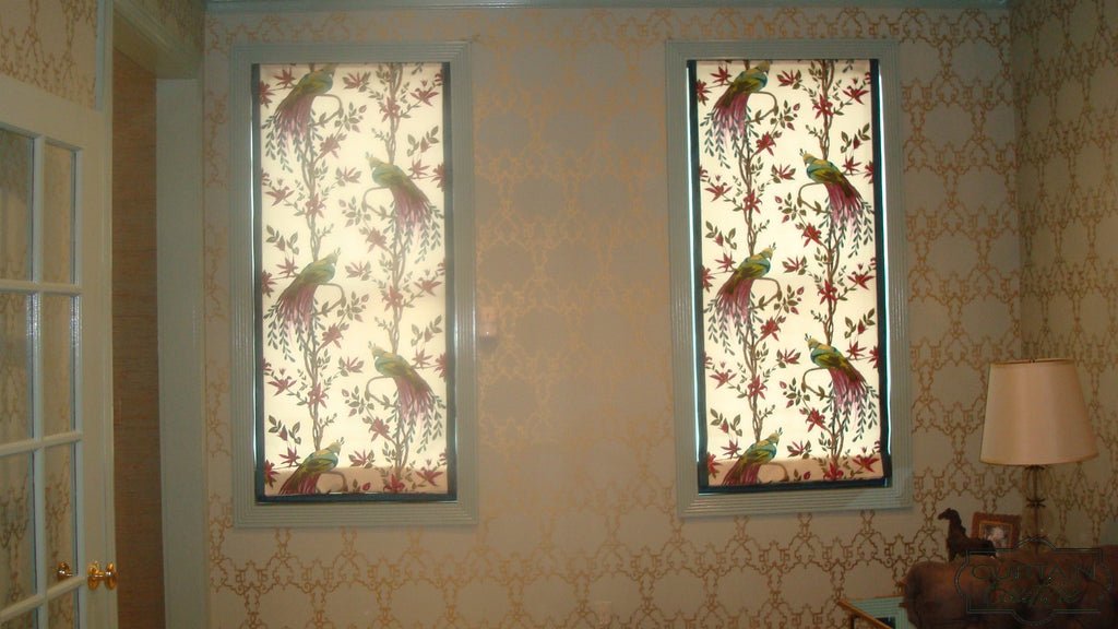 Flat Fabric Roman Shade - Curtain Couture & DM Design Solutions