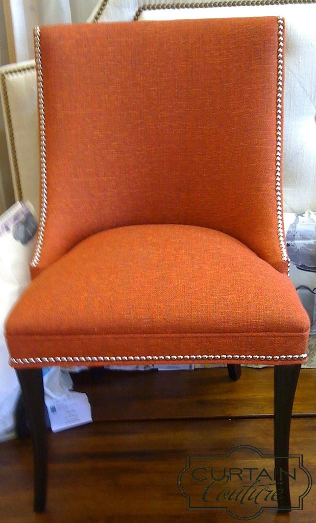 Reupholstered Chair - Curtain Couture