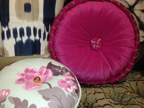 Round Pillows - Curtain Couture