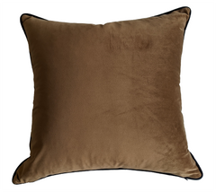 Schumacher Jokhang Tiger Custom Pillow in Brown and Black