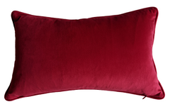 Schumacher Jokhang Tiger Custom Pillow 20" Lumbar Pillow in Red & Pink