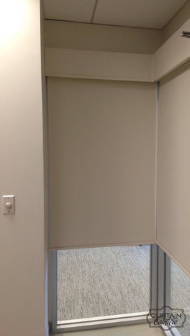 2 Corner Motorized shades from HunterDouglas for Chicagoland Retinal Consultants office