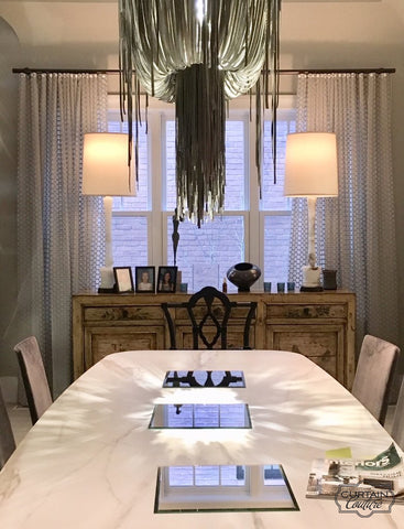 Beautiful Sheer Panels by Peroutka Home Designs & Curtain Couture
