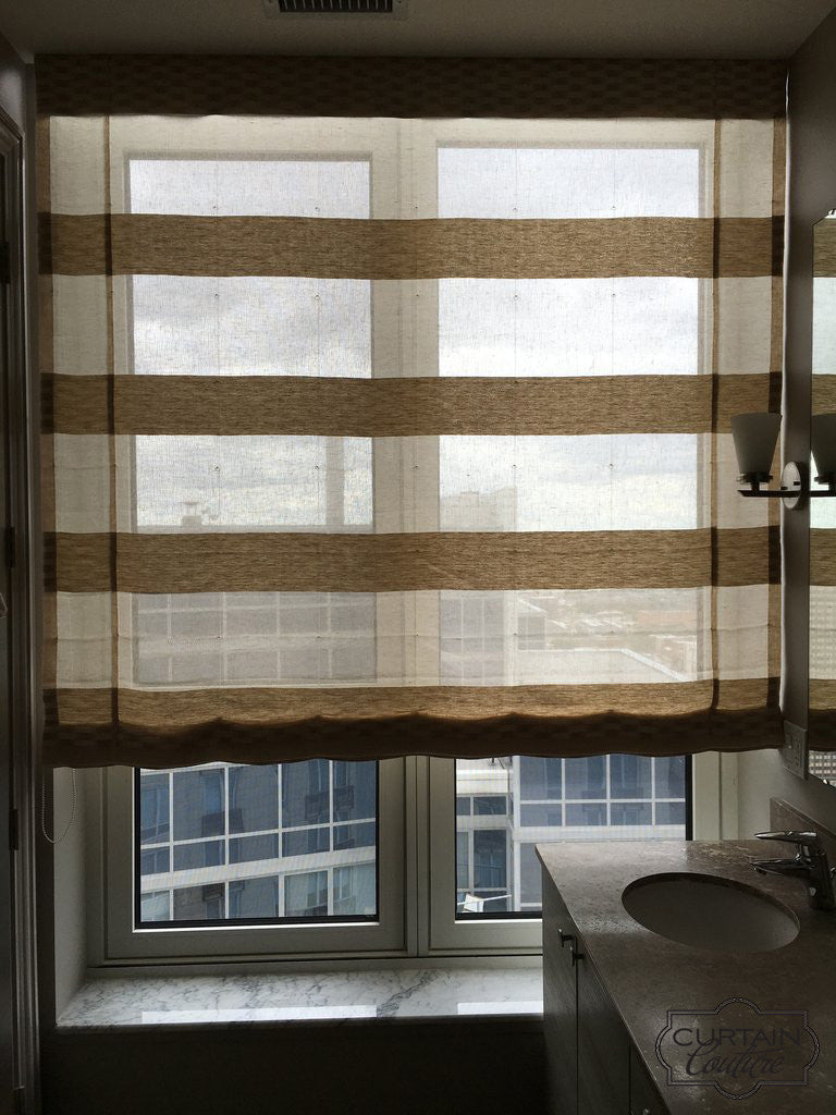 Functional sheer shade by Nora Schneider Designs & Curtain Couture